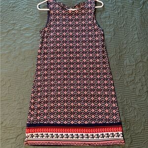 Chic Patterned Sleeveless Dress